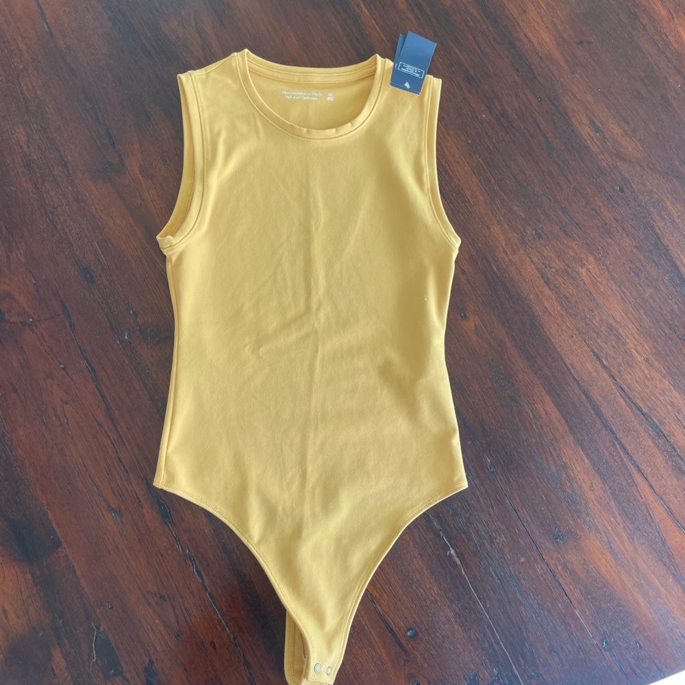 Abercrombie & Fitch Mustard Bodysuit